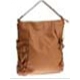 Yale Pebbled Tote Handbag (Cognac)